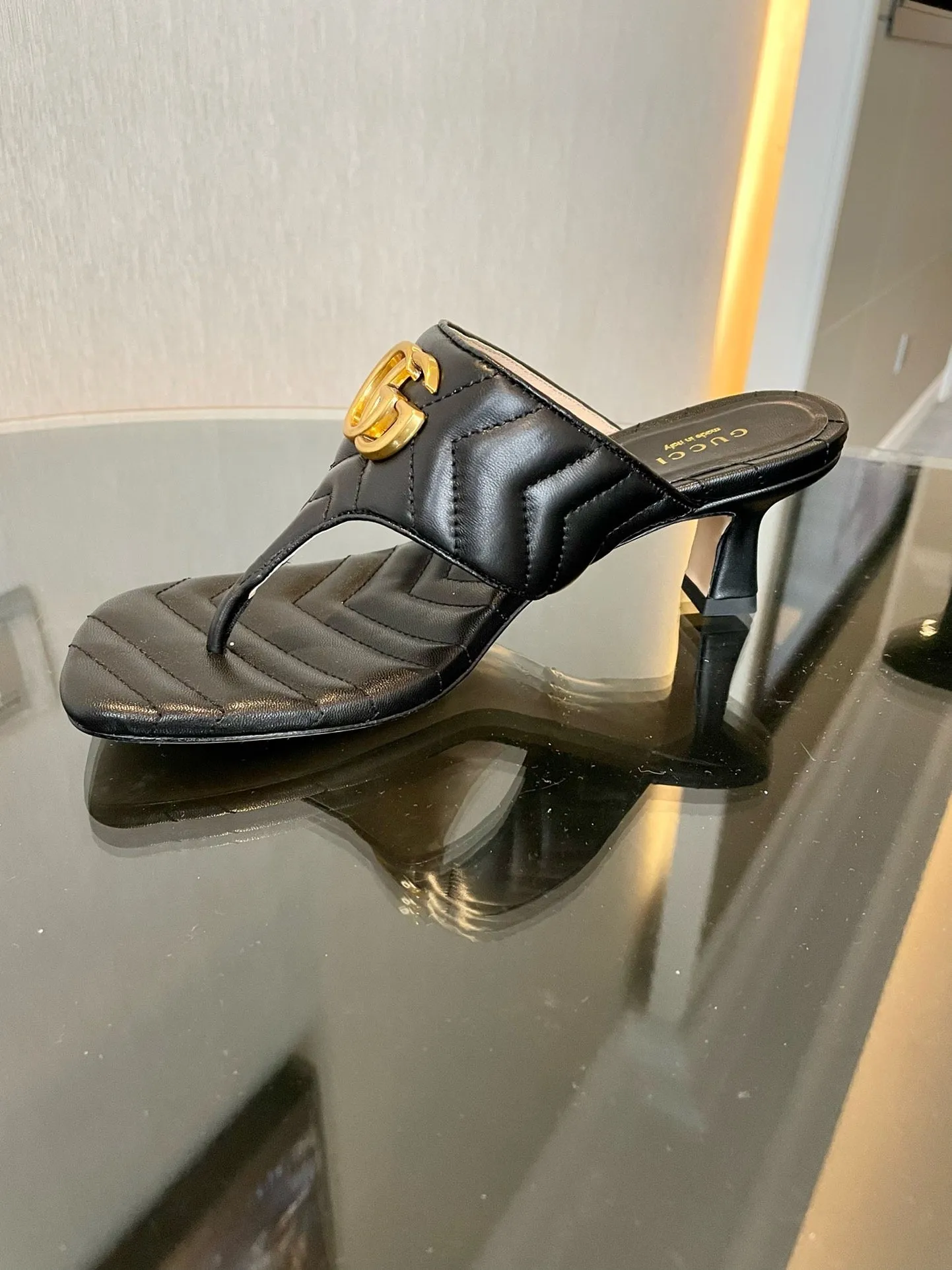 SE1417 Women's Double G Thong Sandal / Size5-11